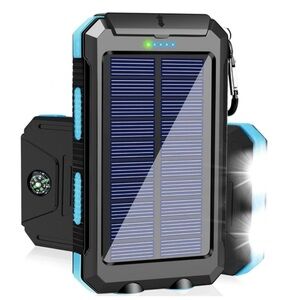 Brand New Solar Charger Power Bank, 30000mAh Portable Fast Charger Waterproof